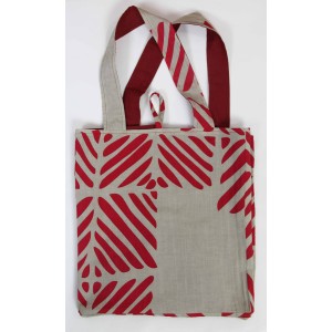 Cabas en coton upcycling Manuka Rouge