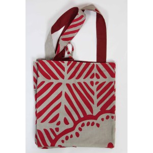 Cabas en coton upcycling Manuka Rouge