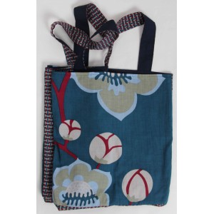 Cabas en Coton Upcycling Bag josephine Marine Navy