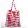 Sac Musette en soie Daisy Rouge Sac Musette en soie Daisy Rouge