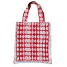 Sac Musette en soie Daisy Rouge Sac Musette en soie Daisy Rouge