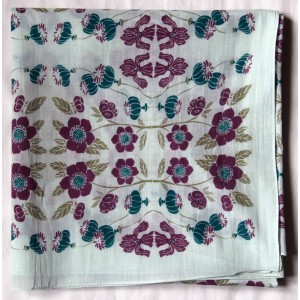 Carré Coton So British Prune