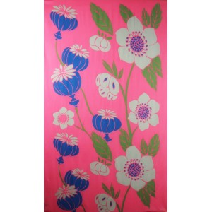 Foulard Coton Bio Poppy Rose