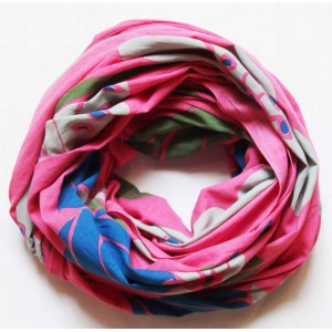 Foulard Coton Bio Poppy Rose