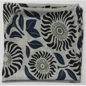 Carre Soie Folly Back Noir