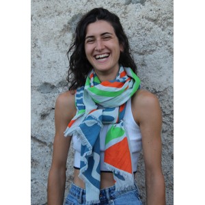 Foulard Coton Bio Shangha (Panafrica) Primaire