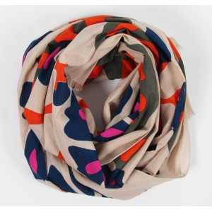 foulard Coton Bio Equateur Orange