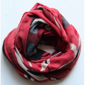 Echarpe XL Hortense Rouge