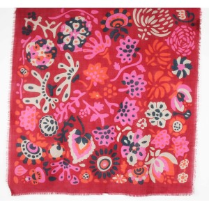 Carré Laine Girandole Rouge